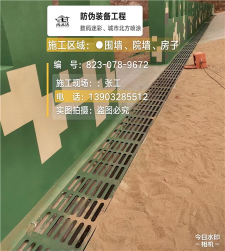 攀枝花 例如在抖音上有“迷彩墙，外围墙面挡 - 星空数码迷彩漆施工队